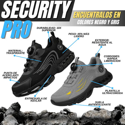 🥾 ZAPATOS DE SEGURIDAD CON PUNTA DE ACERO INDESTRUCTIBLES