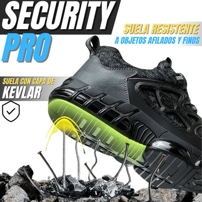 🥾 ZAPATOS DE SEGURIDAD CON PUNTA DE ACERO INDESTRUCTIBLES