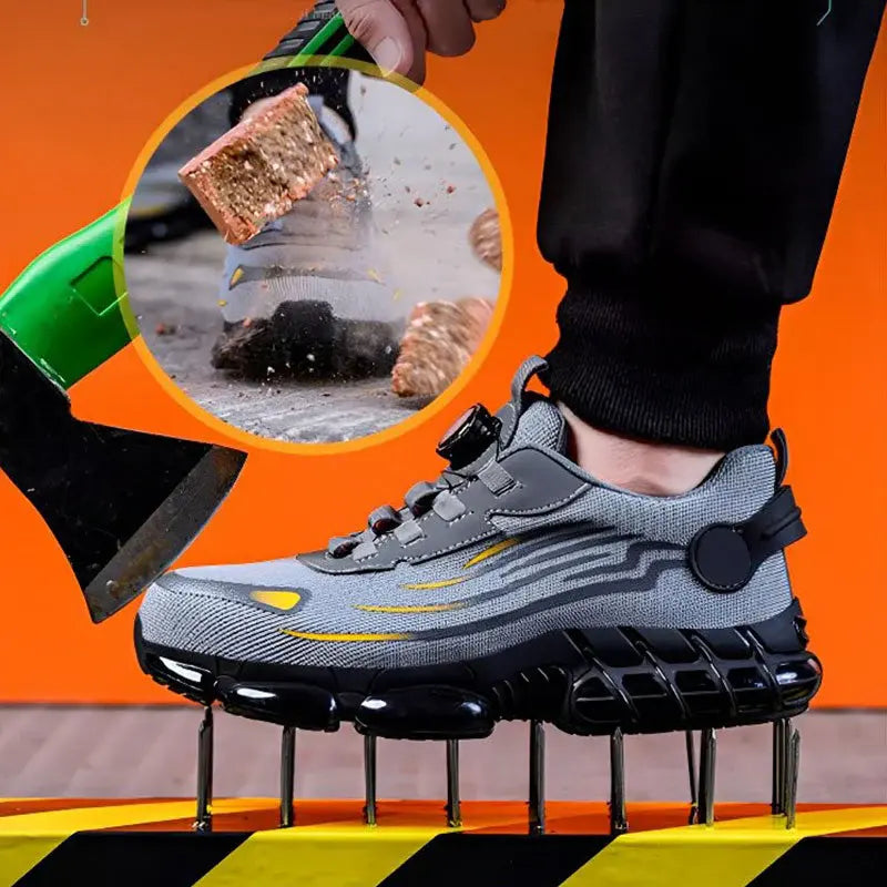 🥾 ZAPATOS DE SEGURIDAD CON PUNTA DE ACERO INDESTRUCTIBLES